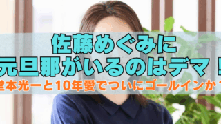 佐藤めぐみさんの上半身の画像