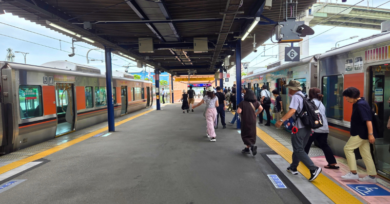 電車の駅の写真